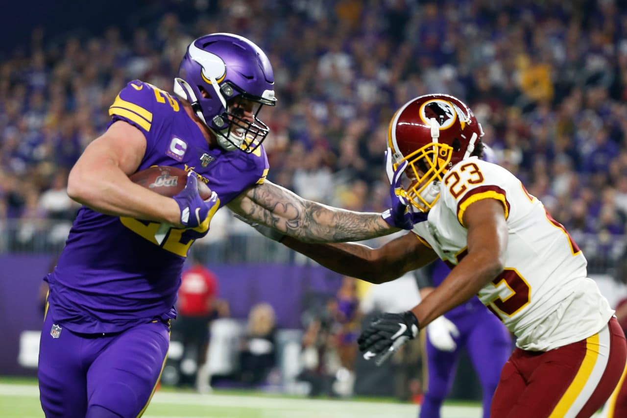 Washington Redskins 9-19 Minnesota Vikings. Adrian Peterson sigue haciendo historia en yardas por tierra.