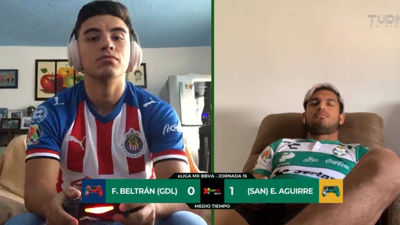 Fernando Beltrán tundió a Eduardo Aguirre 3-1 y las Chivas se encaminan a la eLiguilla.