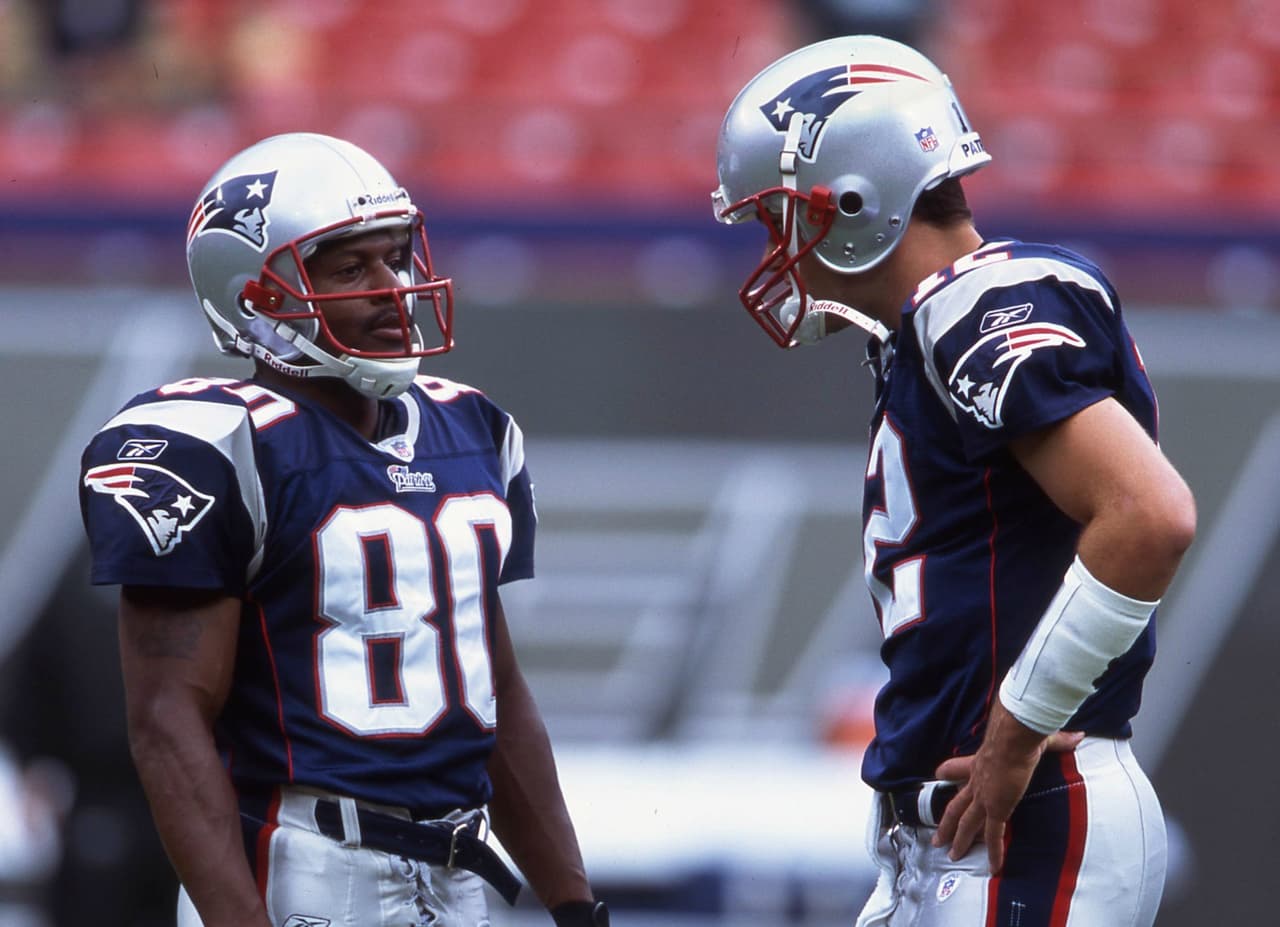 <b>Troy Brown</b> tenía ocho años con los Patriots cuando Brady tomó la titularidad, en 2001. Fue el único equipo con el que jugó hasta su retiro en 2007 y ganó tres Super Bowls.