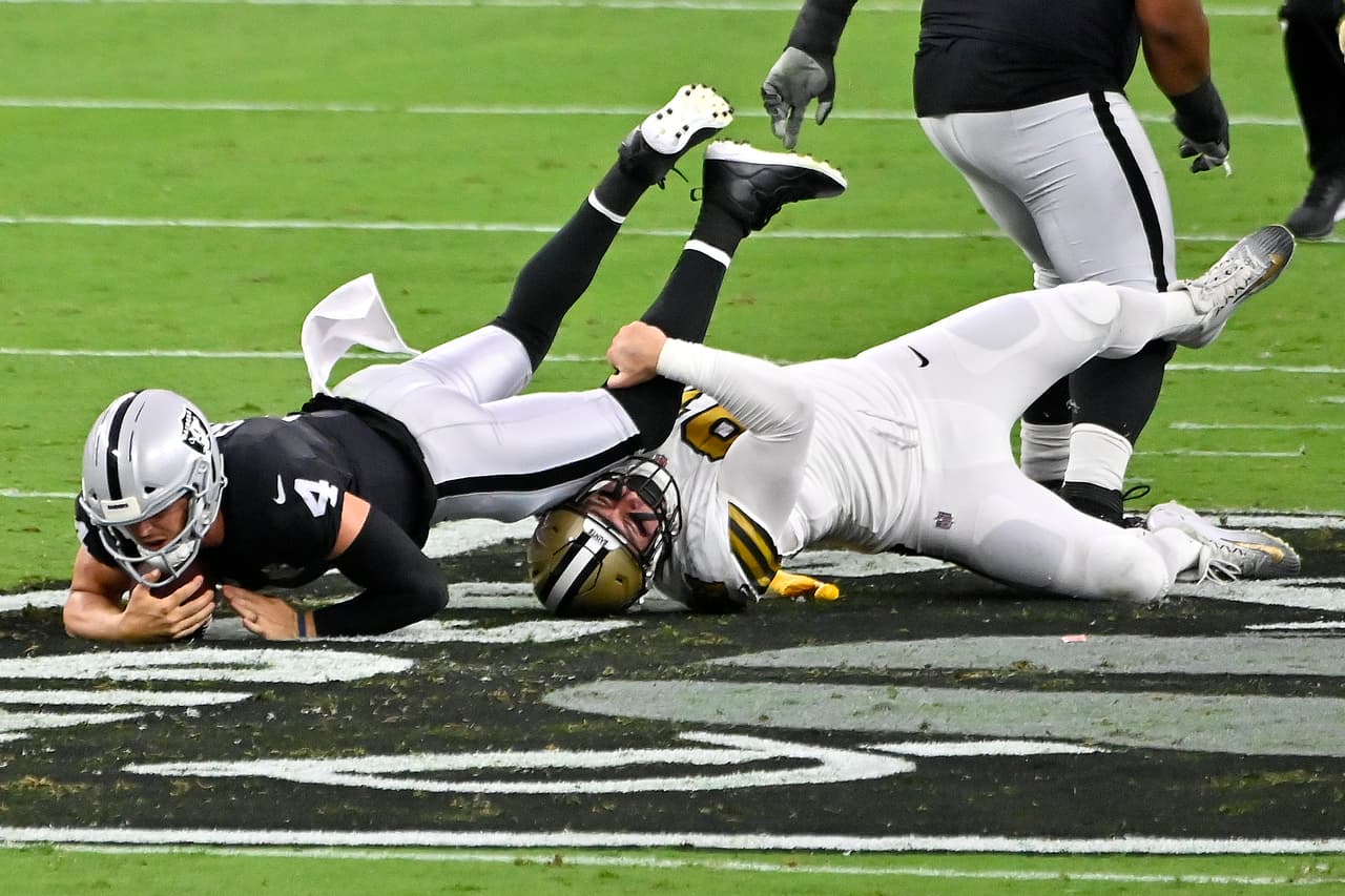 Las Vegas Raiders consiguen llevarse el Monday Night Football frente a los New Orleans Saints con un marcador de 24-34 a favor.