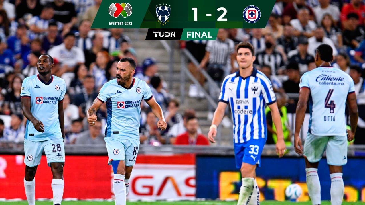 Cruz Azul suma su primera victoria del torneo en casa de Monterrey
