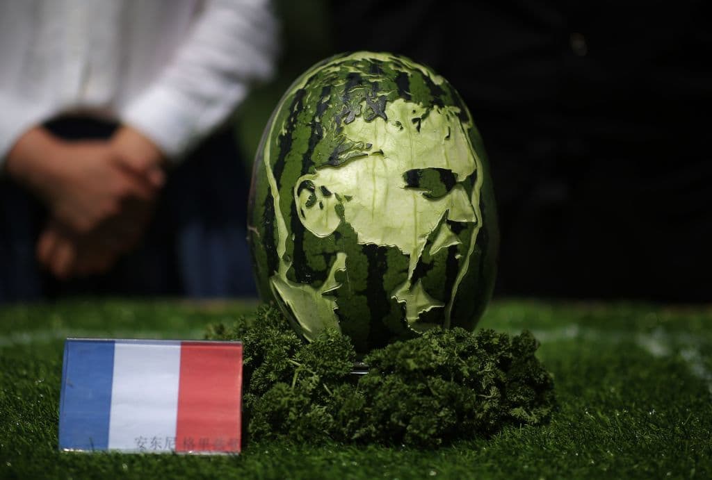 Antoine Griezmann, que busca repetir la gloria de Francia obtenida en 1998, tuvo su espacio.