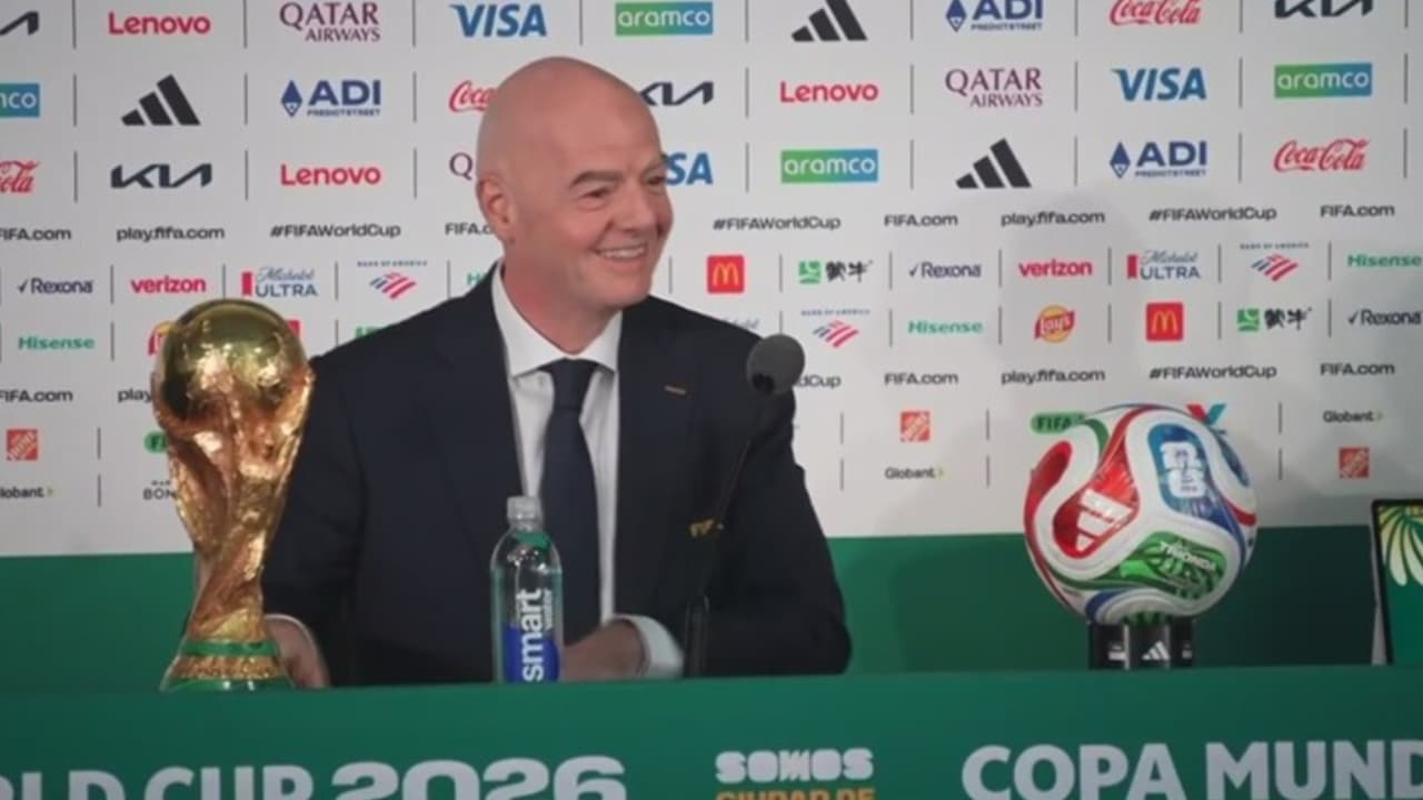 Gianni Infantino se rinde ante el Estadio Ciudad de México: "Está bendecido"