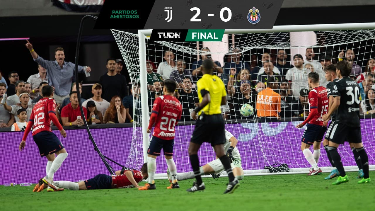 ¡Sin sorpresa! Chivas cae ante Juventus en Las Vegas