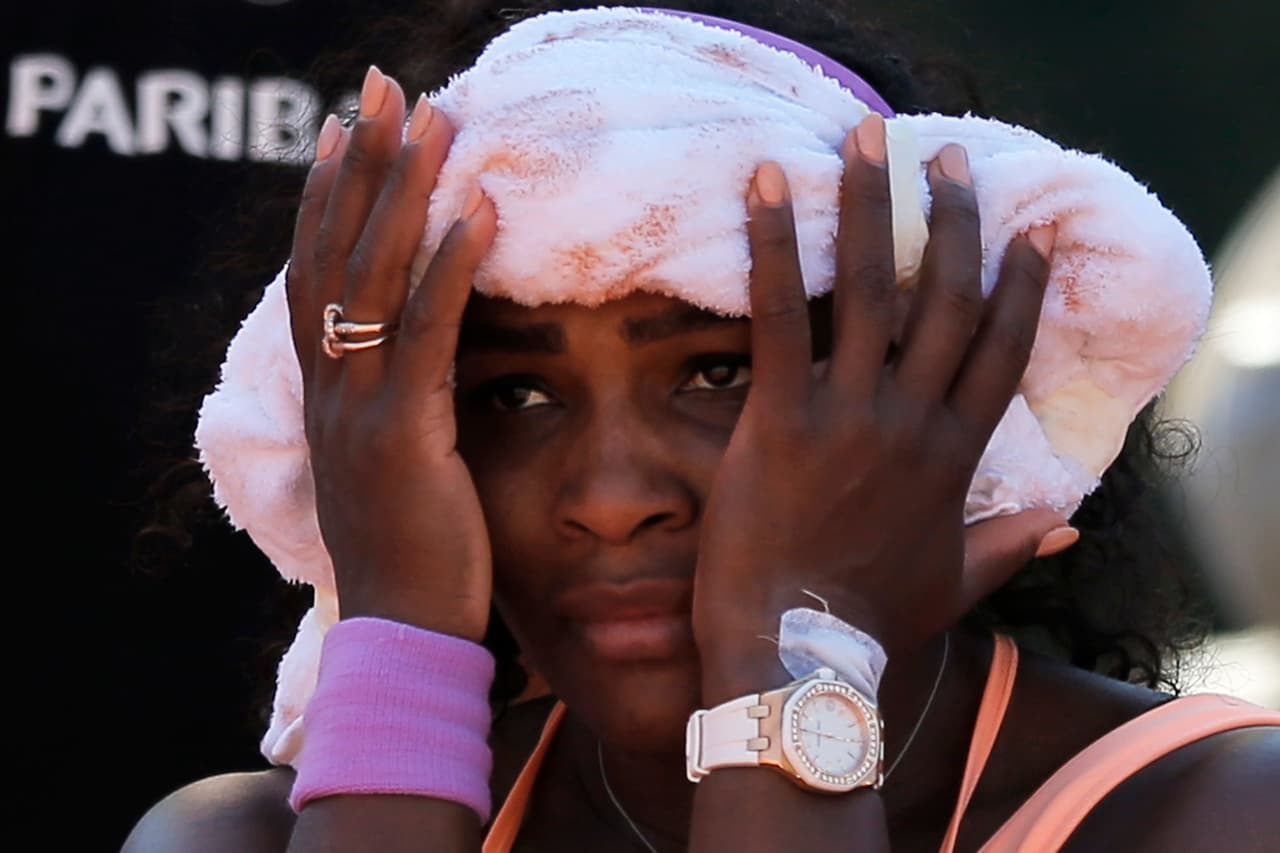 Williams enferma avanza a final en Roland Garros