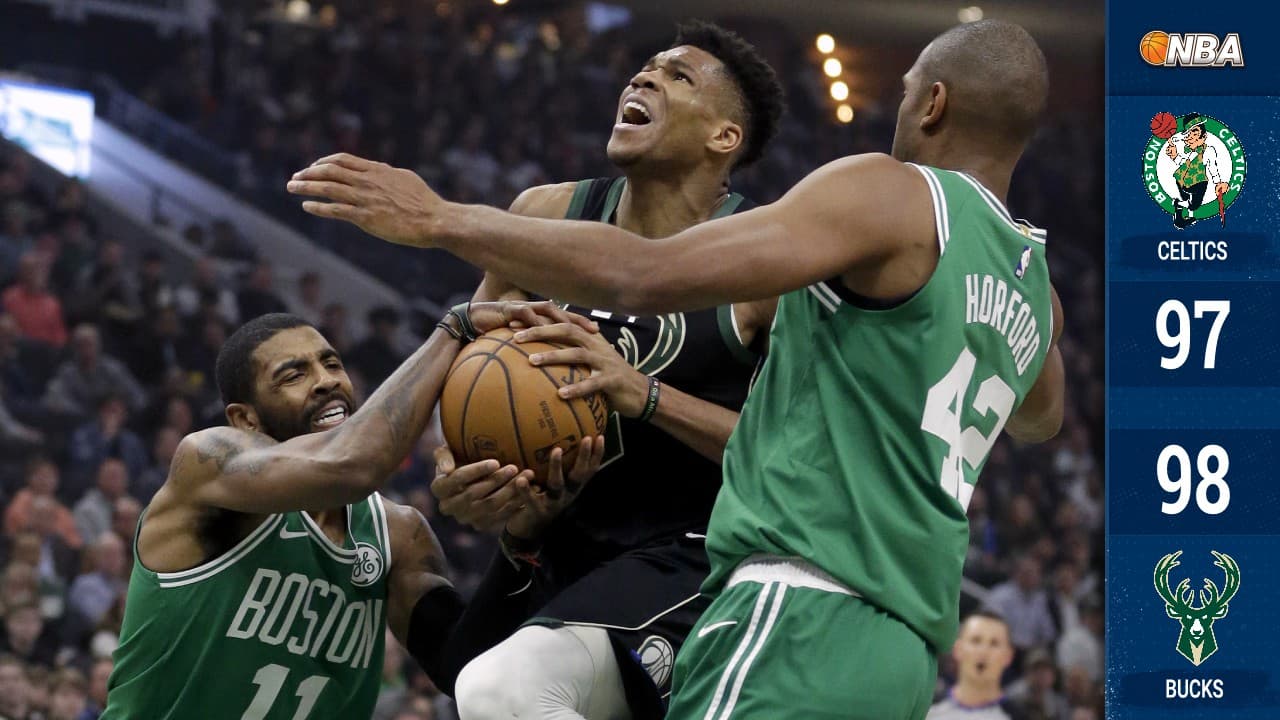 Los Bucks siguen en ritmo: vencen a los Celtics de manera agónica