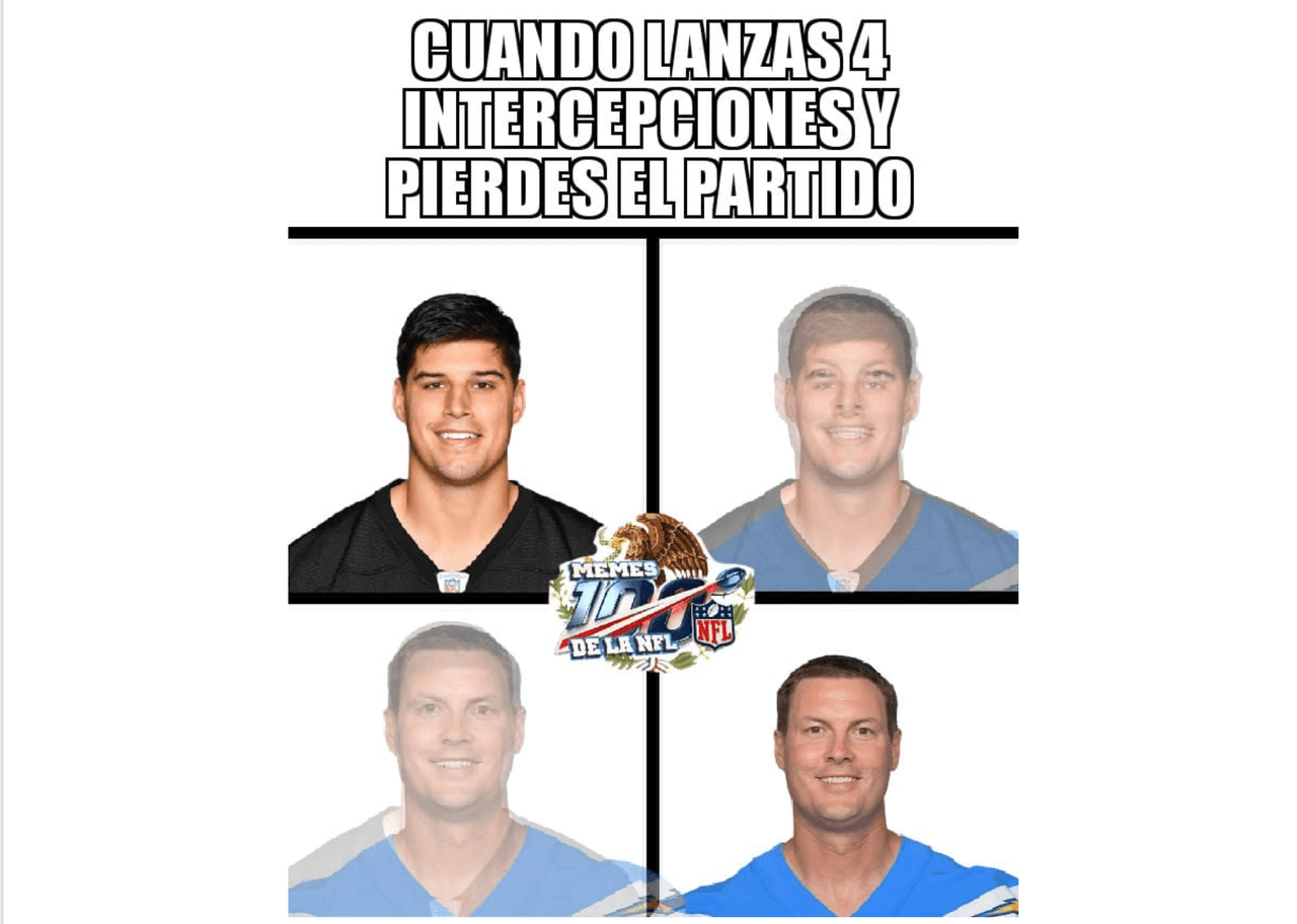 Kansas City Chiefs vencieron 24-17 a Los Angeles Chargers y estos son los memes que nos deja la visita de la NFL en México.