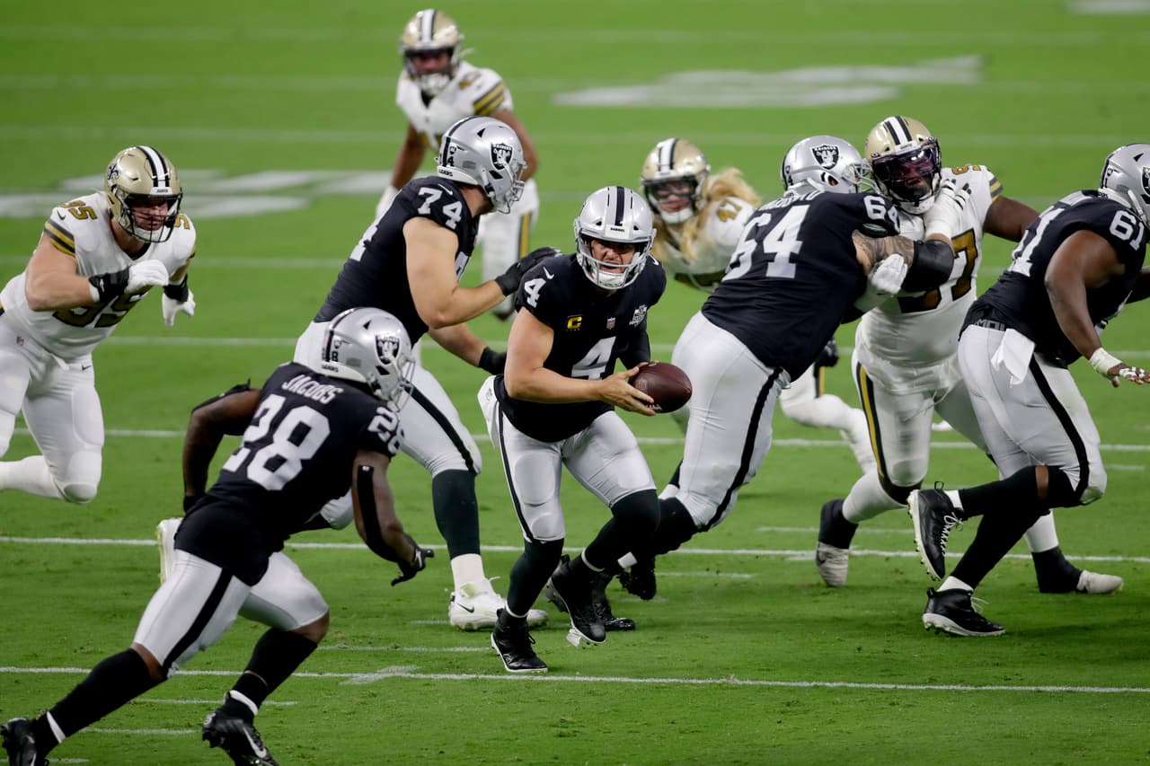 Las Vegas Raiders consiguen llevarse el Monday Night Football frente a los New Orleans Saints con un marcador de 24-34 a favor.