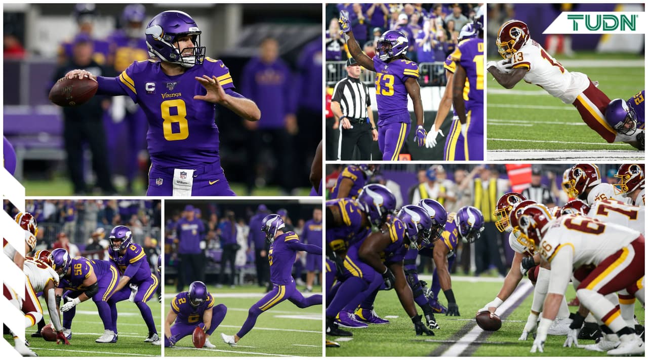 Washington Redskins 9-19 Minnesota Vikings. Adrian Peterson sigue haciendo historia en yardas por tierra.