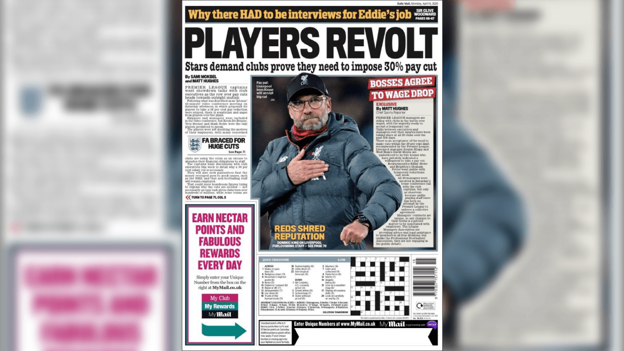 El deporte continúa fuera de actividad y se mantienen las medidas de prevención, pero la prensa escrita ya no centra su atención total en el COVID-19.