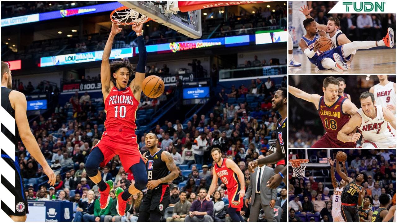 Carrusel NBA: Los resultados del día en el mejor básquetbol del mundo.