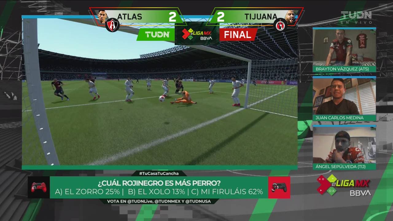 ¡Qué empate! Atlas y Xolos regalaron emociones en la eLiga MX