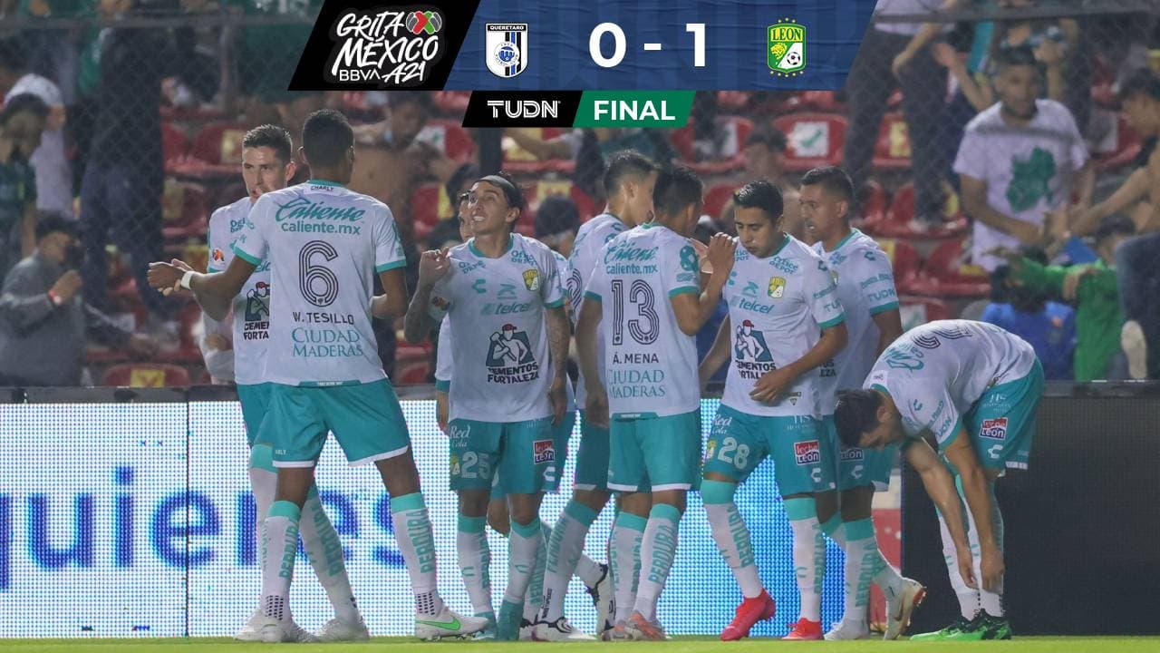 Querétaro 0-1 León: Goles, resumen y resultado