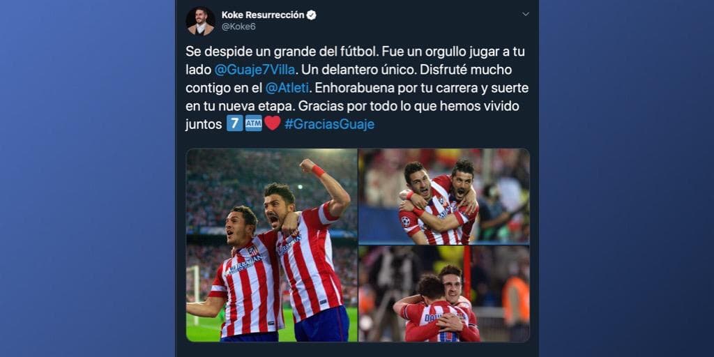 Estas son las reacciones en redes después del anuncio del retiro del futbol de David Villa.