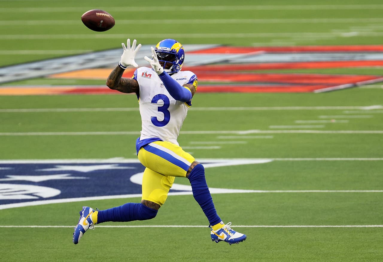 Odell Beckham Jr. se fue del Super Bowl en un fuerte golpe para Los Angeles Rams