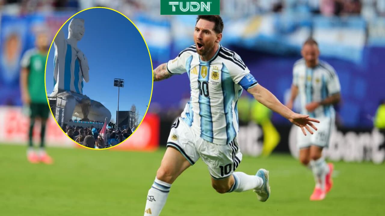 Lionel Messi recibe histórico homenaje con una estatua monumental sin precedentes