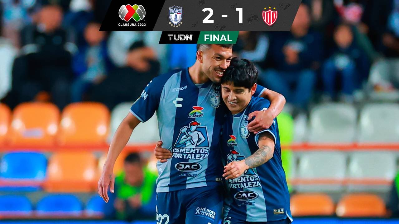 Pachuca 'asalta' el liderato de la Liga MX y hunde al Necaxa