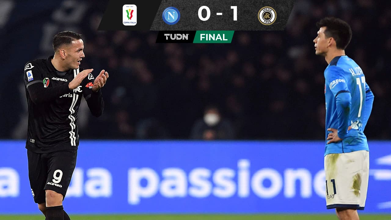 ¡Tómala! Napoli, sorprendido por Spezia en su último juego del 2021