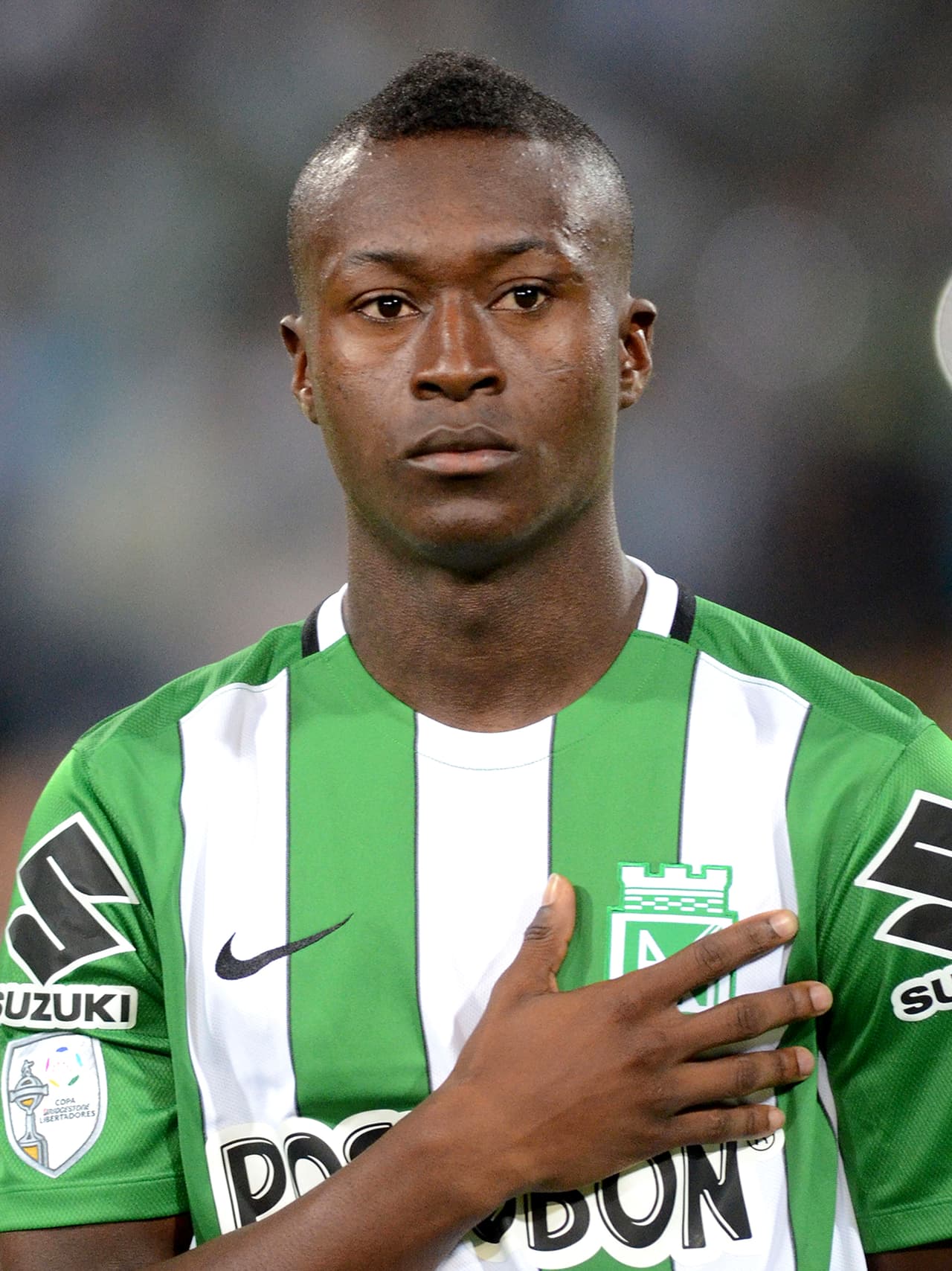 Marlos Moreno. Posición: Delantero Edad: 19 años. Club: Atlético Nacional (Colombia). Veces seleccionado: 3 participaciones. Es considerado como un de las nuevas joyas del fútbol cafetero. Es muy veloz y habilidoso y en su debut ante Bolivia en marzo de este año entró en los últimos minutos y dio la asistencia que significó el gol del trunfo.