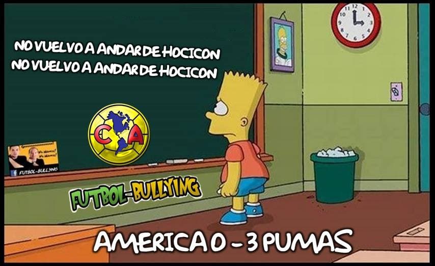 Ahora le tocaron las burlas al América luego de que fuera goleado por Pumas que pone a los Universitarios muy cerca de la final.