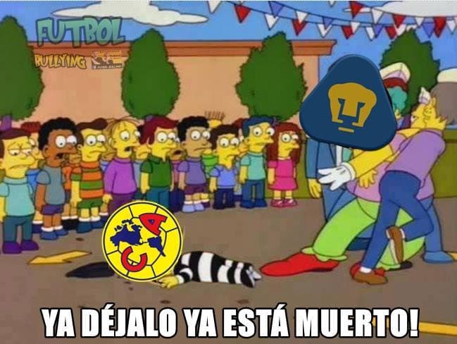 Ahora le tocaron las burlas al América luego de que fuera goleado por Pumas que pone a los Universitarios muy cerca de la final.