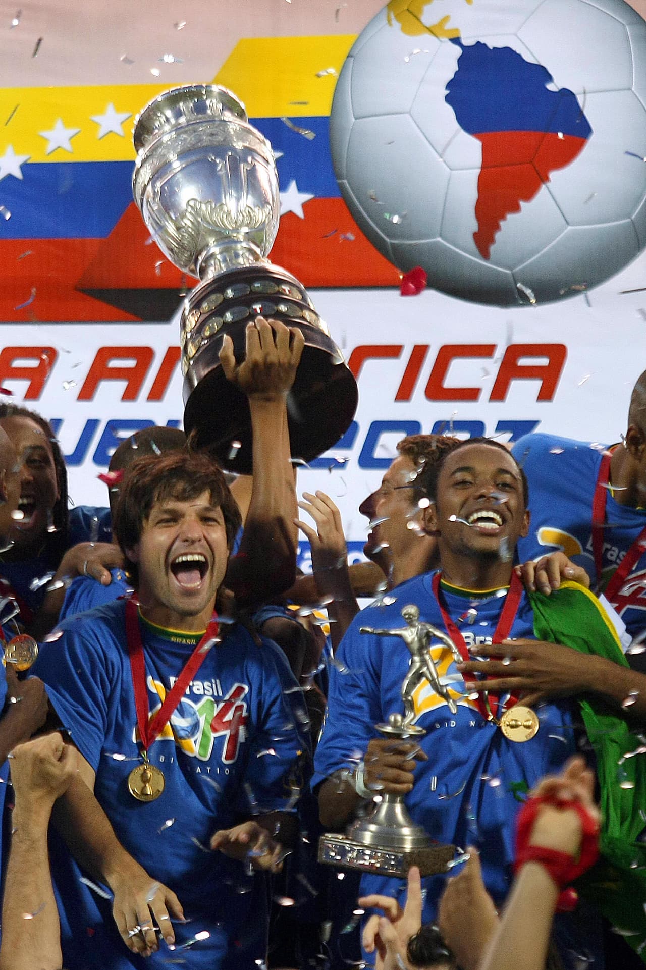 El título de Brasil en Venezuela fue el último del equipo hasta el momento este torneo, con lo que Diego es hasta el momento el último '10' brasileño campeón de Copa América.