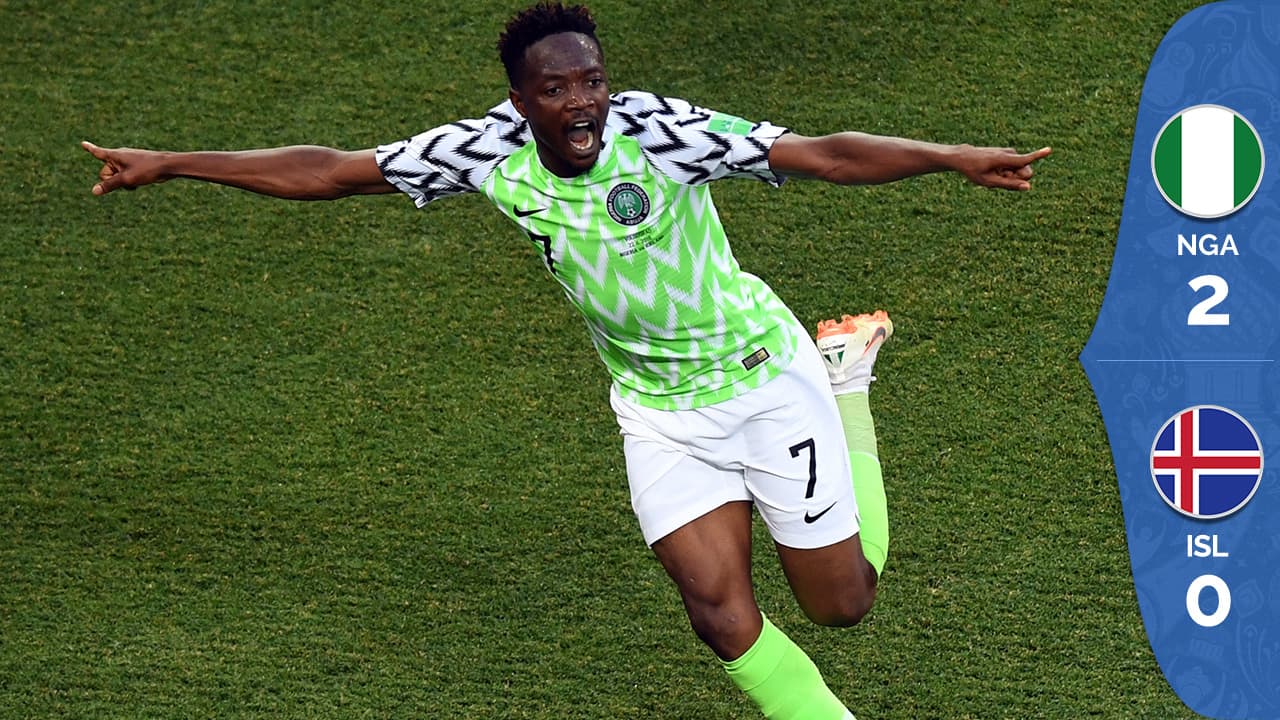 Nigeria derrota a Islandia y mantiene viva la esperanza de Argentina