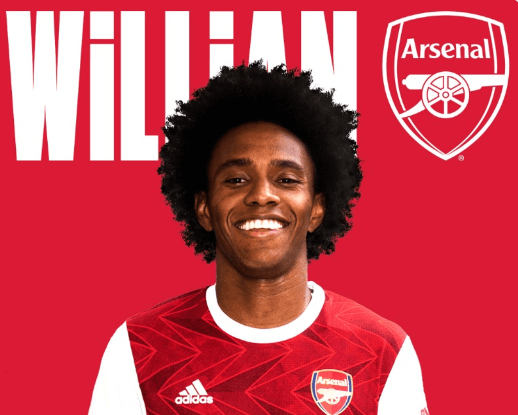 Oficial: Arsenal anunció la llegada de Willian