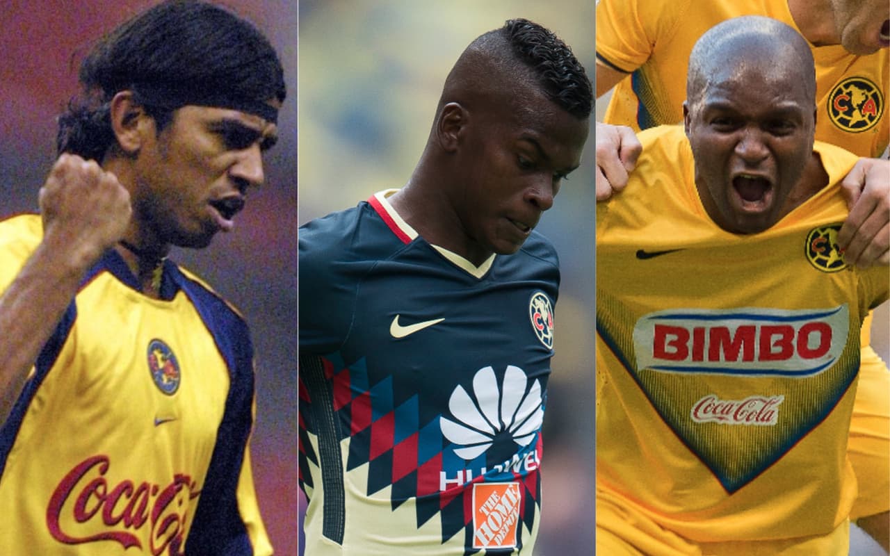 El paso de los jugadores colombianos por América ha traído momentos agriculces para la afición azulcrema, que en 1995 tuvo por primera vez a un jugador de ese país como Águila.