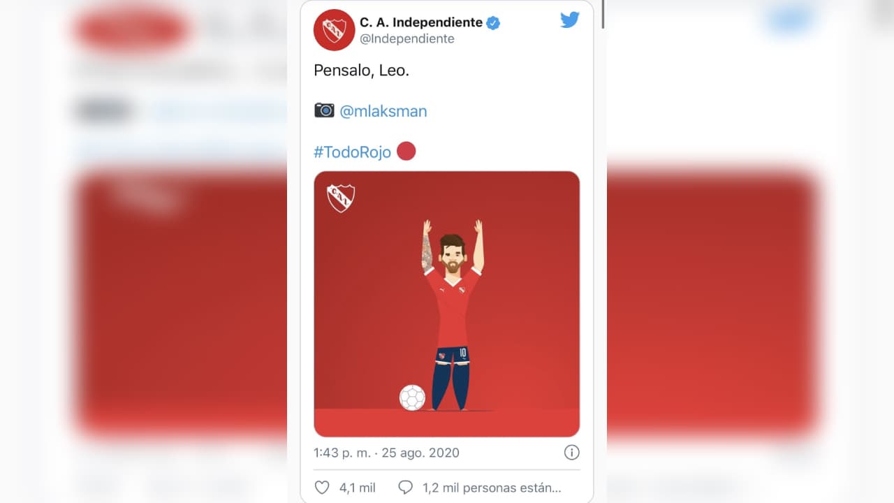 Luego de que se diera a conocer que Lionel Messi no quiere continuar en el Barcelona, las redes sociales explotaron con 'indirectas' de varios clubes hacia el astro argentino.