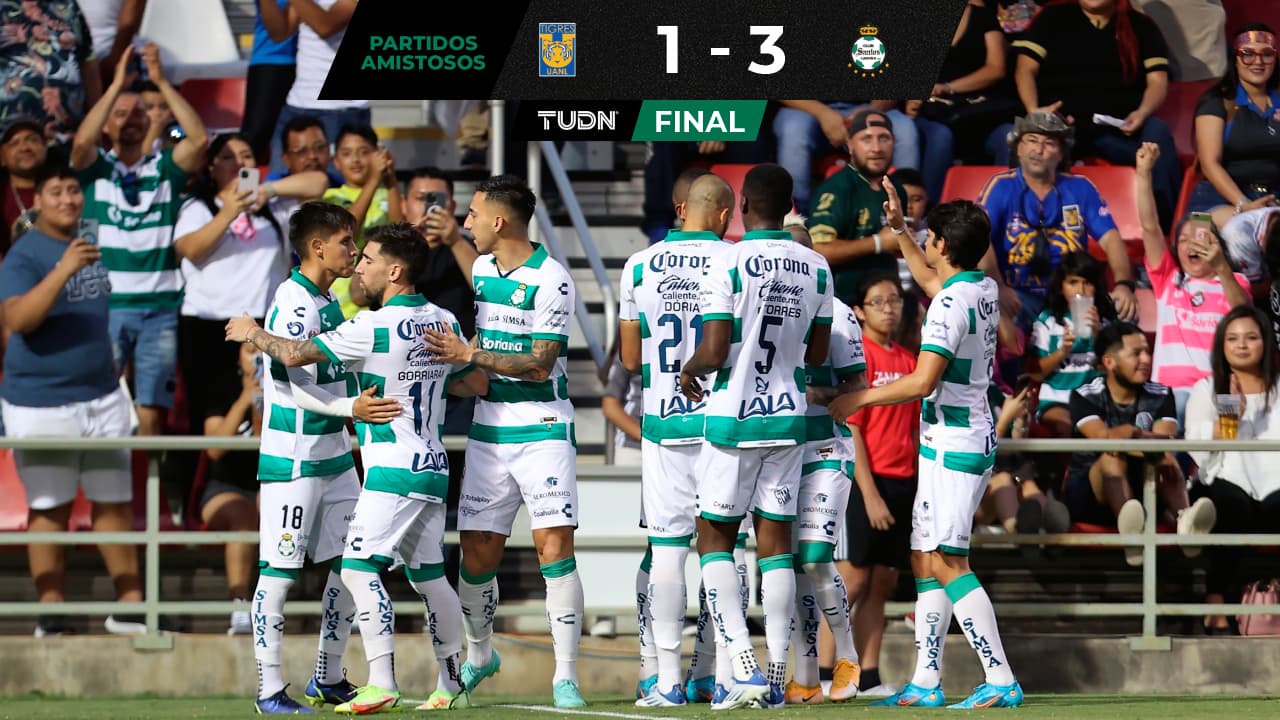 Amistoso entre Tigres y Santos acaba en bronca