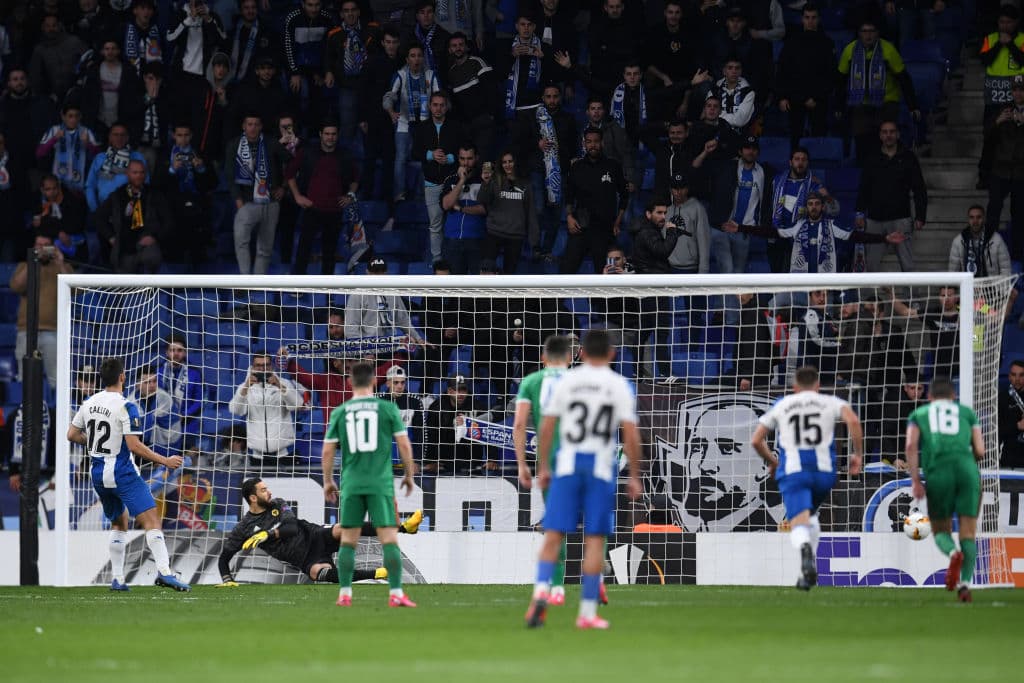 Termina la primera parte y el Espanyol no deja de estar motivado, aún quedan otros 45 minutos.