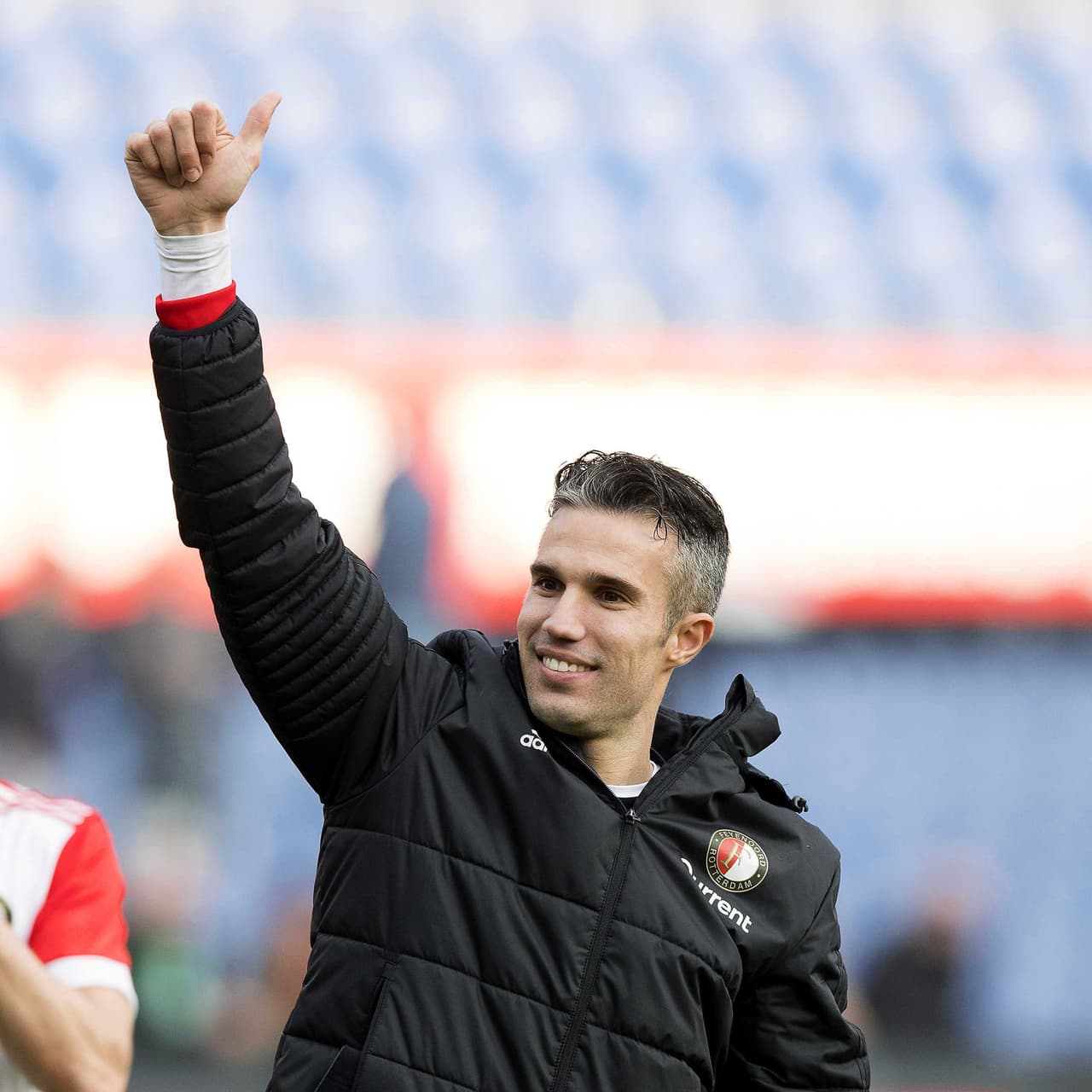 Aunque no estuvo en cancha, el goleador Robin van Persie también es otro de los elementos de Feyenoord.
