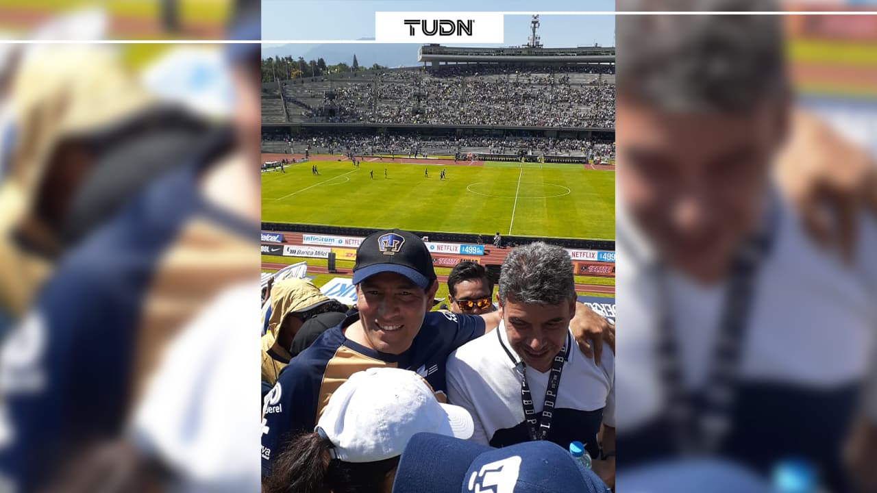 Arturo Elías Ayub alienta a Pumas con La Rebel