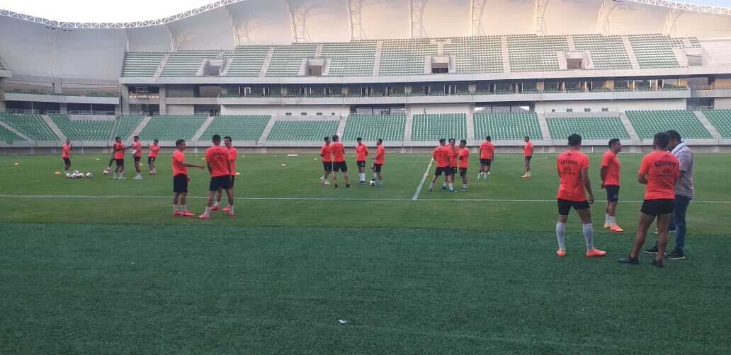 Mazatlán FC entrena por primera vez en su nuevo estadio
