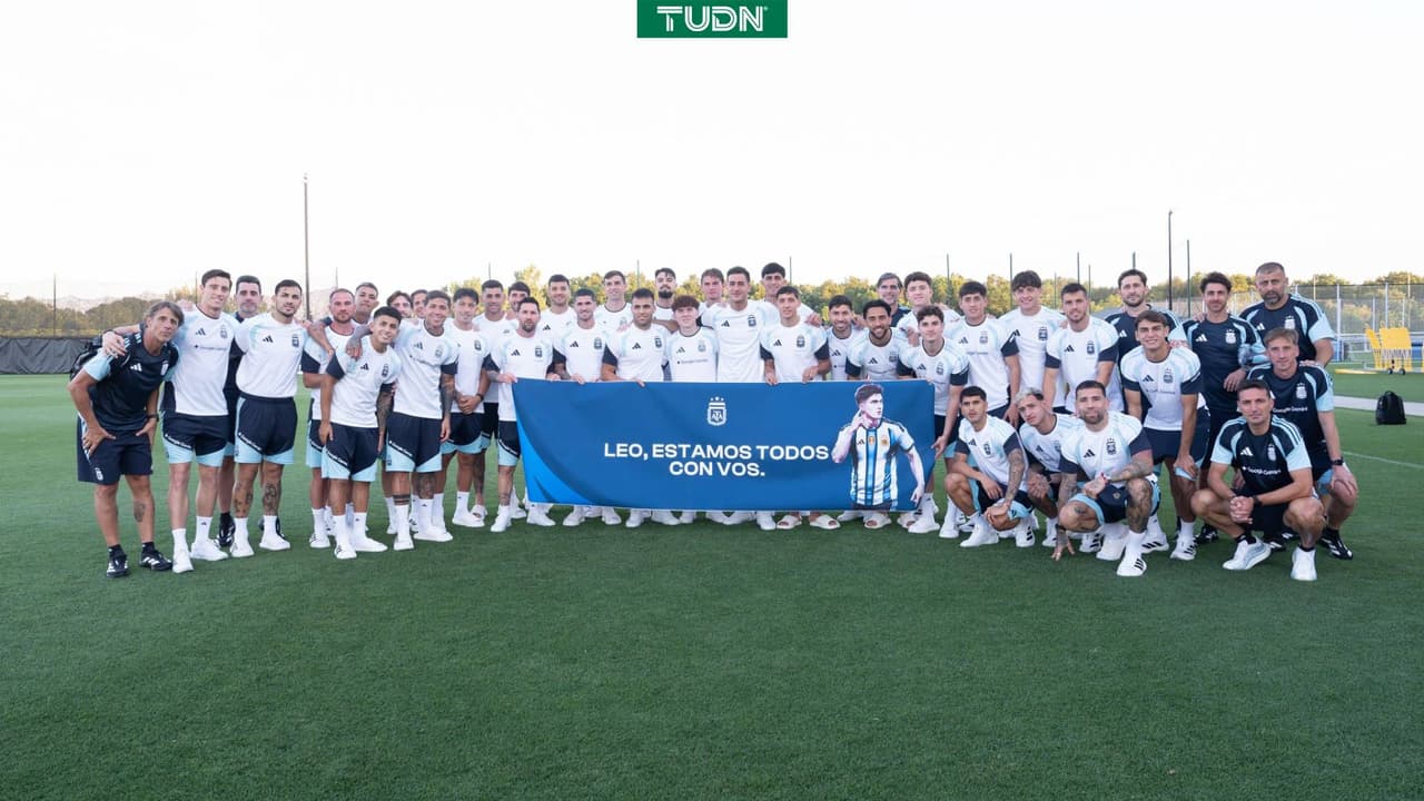 ¡Unión albiceleste! Selección Argentina se luce con gesto a Leo Balerdi