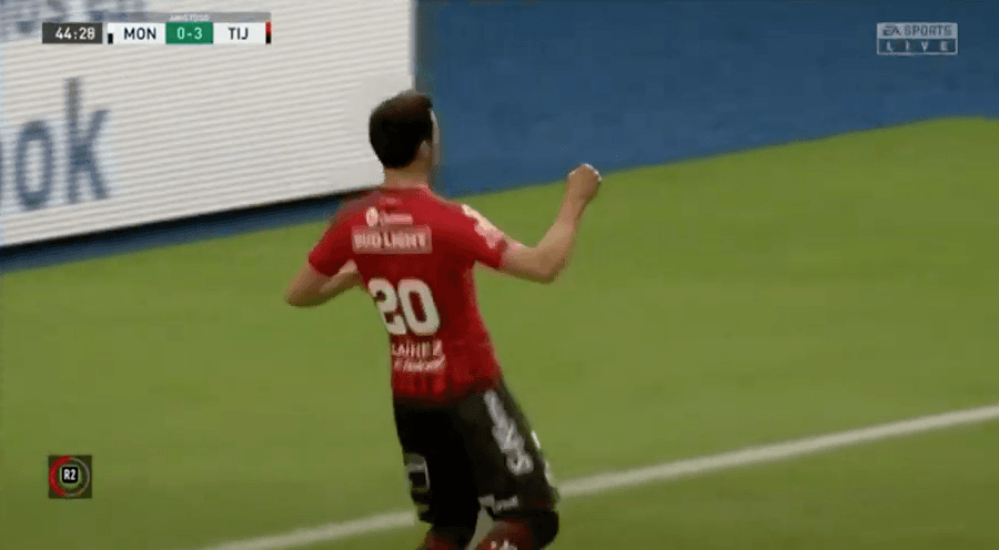 ¡Qué goliza! Los Xolos humillaron a los Rayados de Luis Cárdenas 0-6 y Carlos Higuera disgue demostrando que es u crack en el torneo virtual.