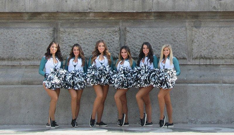 Estas hermosas porristas de los Philadelphia Eagles visitaron la Ciudad de México durante la semana del Super Bowl 50. Checa su tour por la ciudad.
