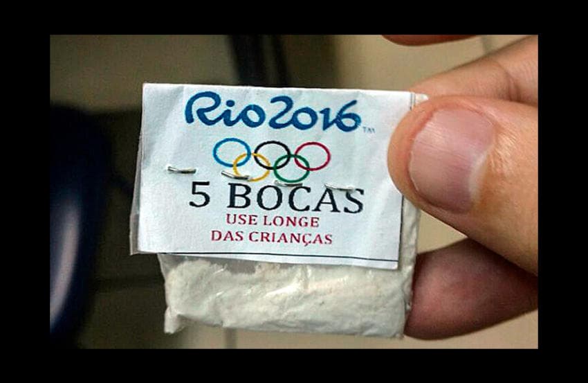 Decomisan drogas con la bandera Olímpica