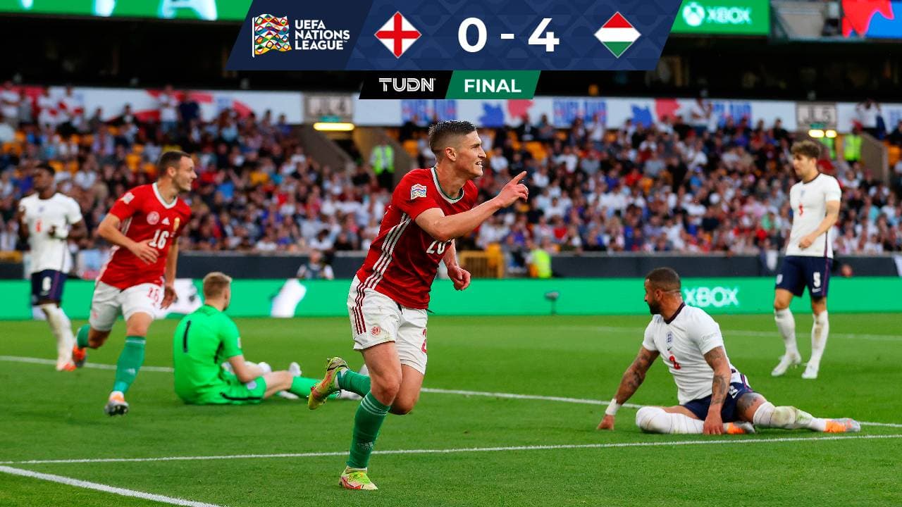 ¡Humillados! Inglaterra de local es goleado por espectacular Hungría