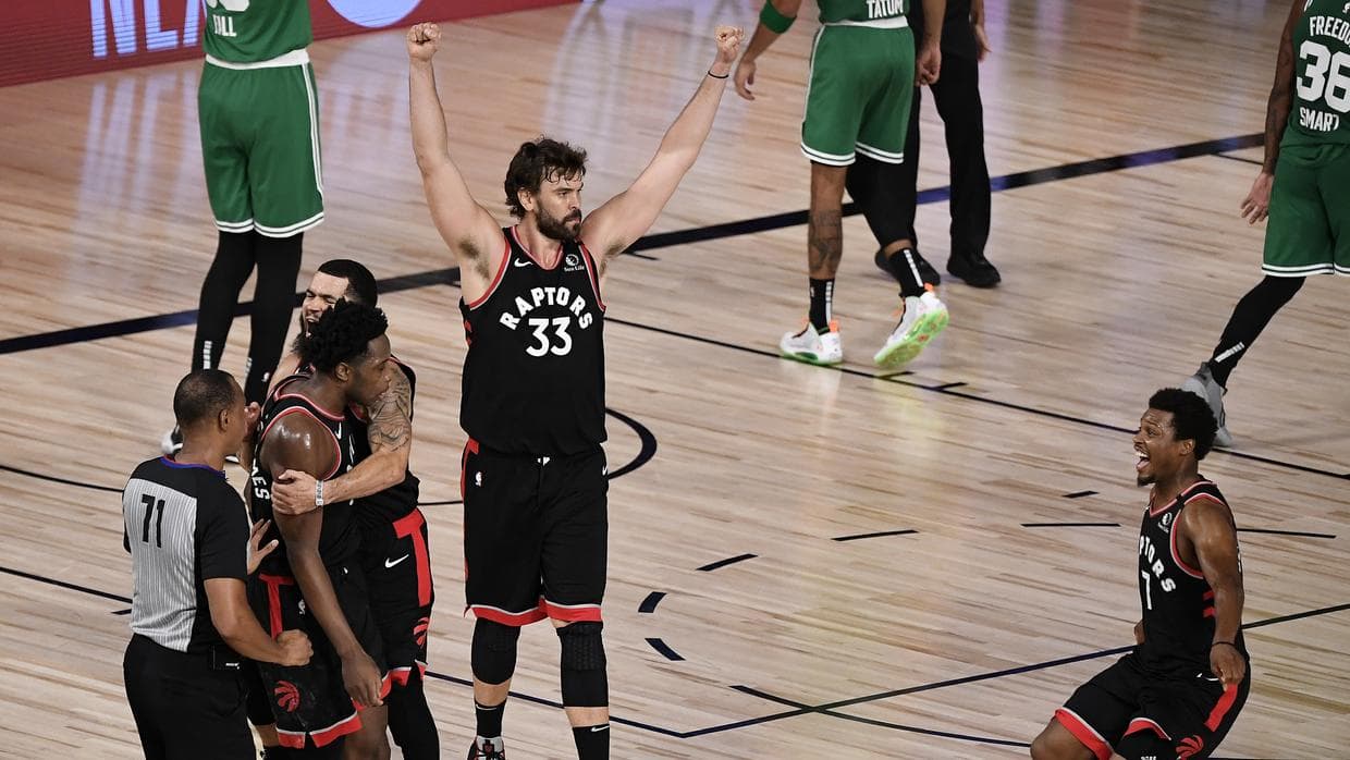 ¡Cardíaco! Los Raptors vencen a los Celtics sobre la bocina
