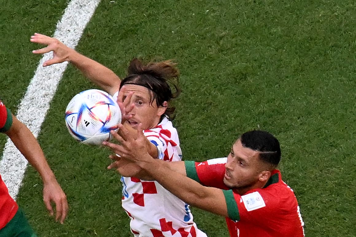 Marruecos y Croacia quedaron a deber los goles en su primer partido en el Mundial Qatar 2022 disputado en el Estadio Al Bayt.