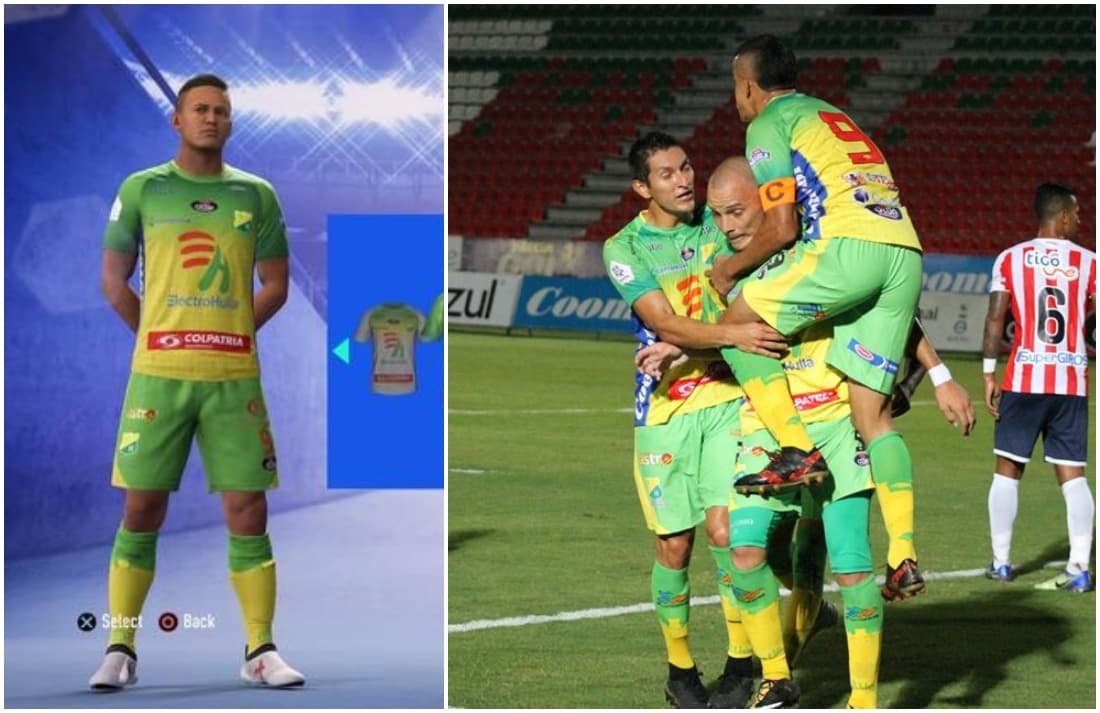 5. Atlético Huila (Colombia) - Uniforme Local