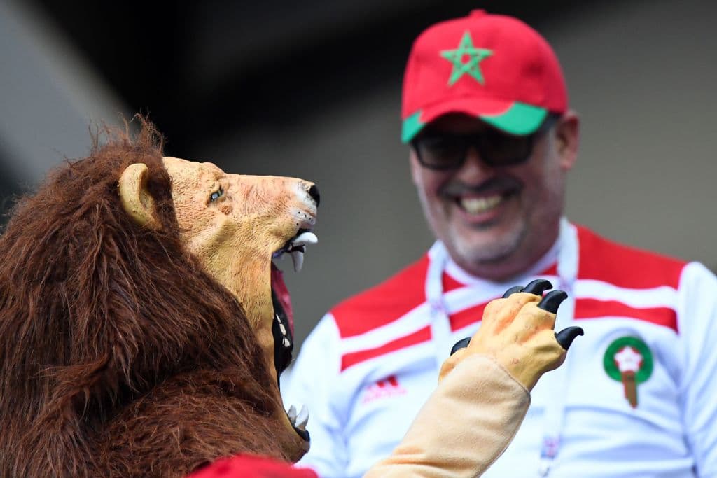 El duelo entre España y Marruecos mostró el lado más colorido y fraternal de los fanático en el último partido del grupo B para el Mundial de Rusia 2018.