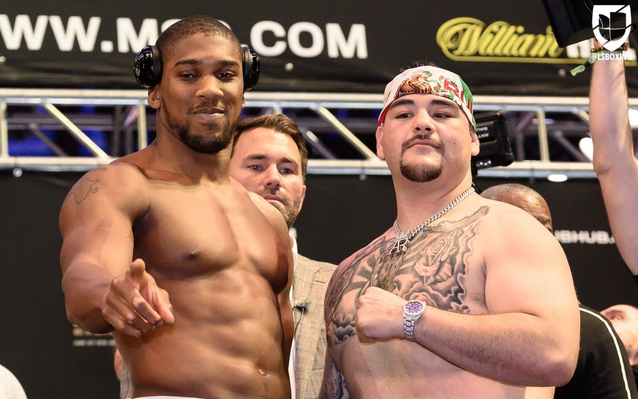 Mucho respeto y ganas de subir al ring fue lo que Andy Ruiz mostró el día de ayer durante el pesaje para enfrentar a Anthony Joshua en el Madison Square Garden.