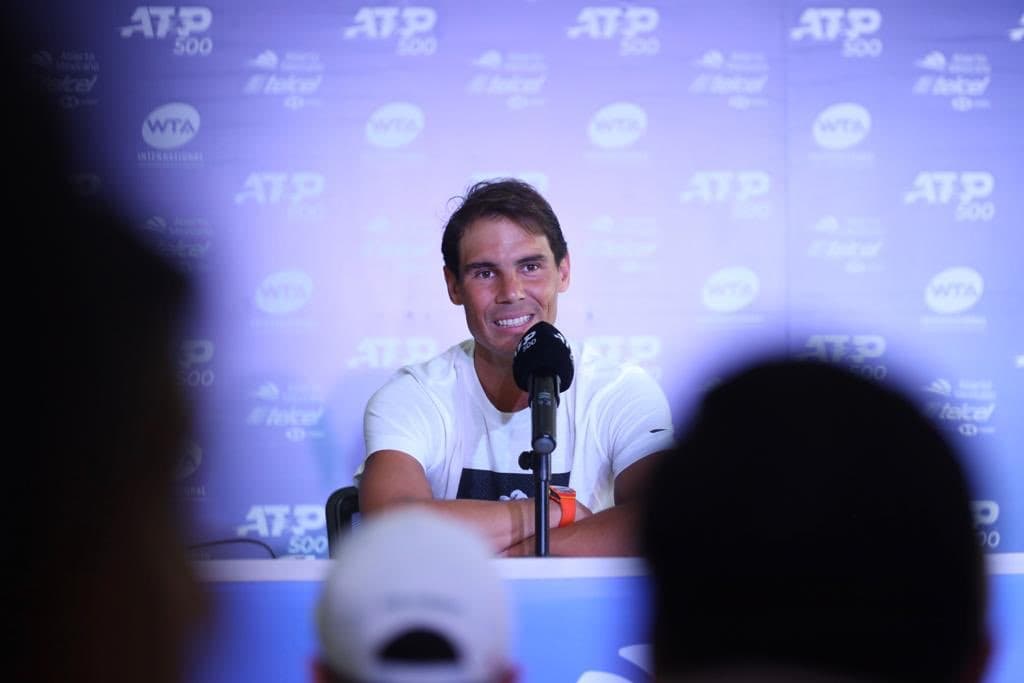 Rafael Nadal está listo para participar en el Abierto Mexicano