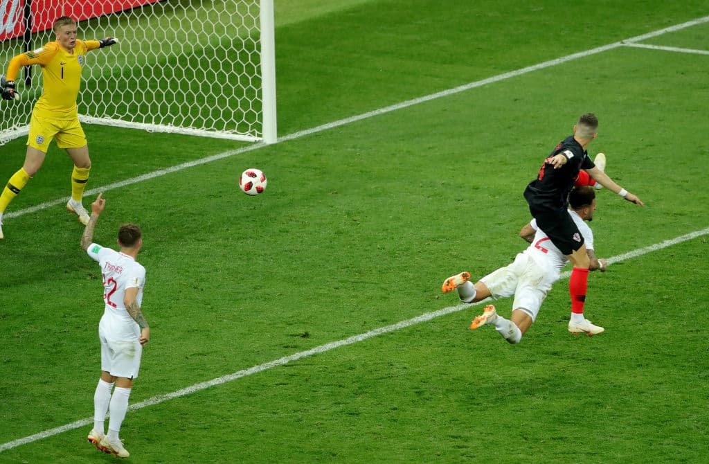 Luego de un par de remates al arco sin éxito, apareció al minuto 23 del segundo tiempo el tanto de Ivan Perisic tras centro de Sime Vrsaljko.