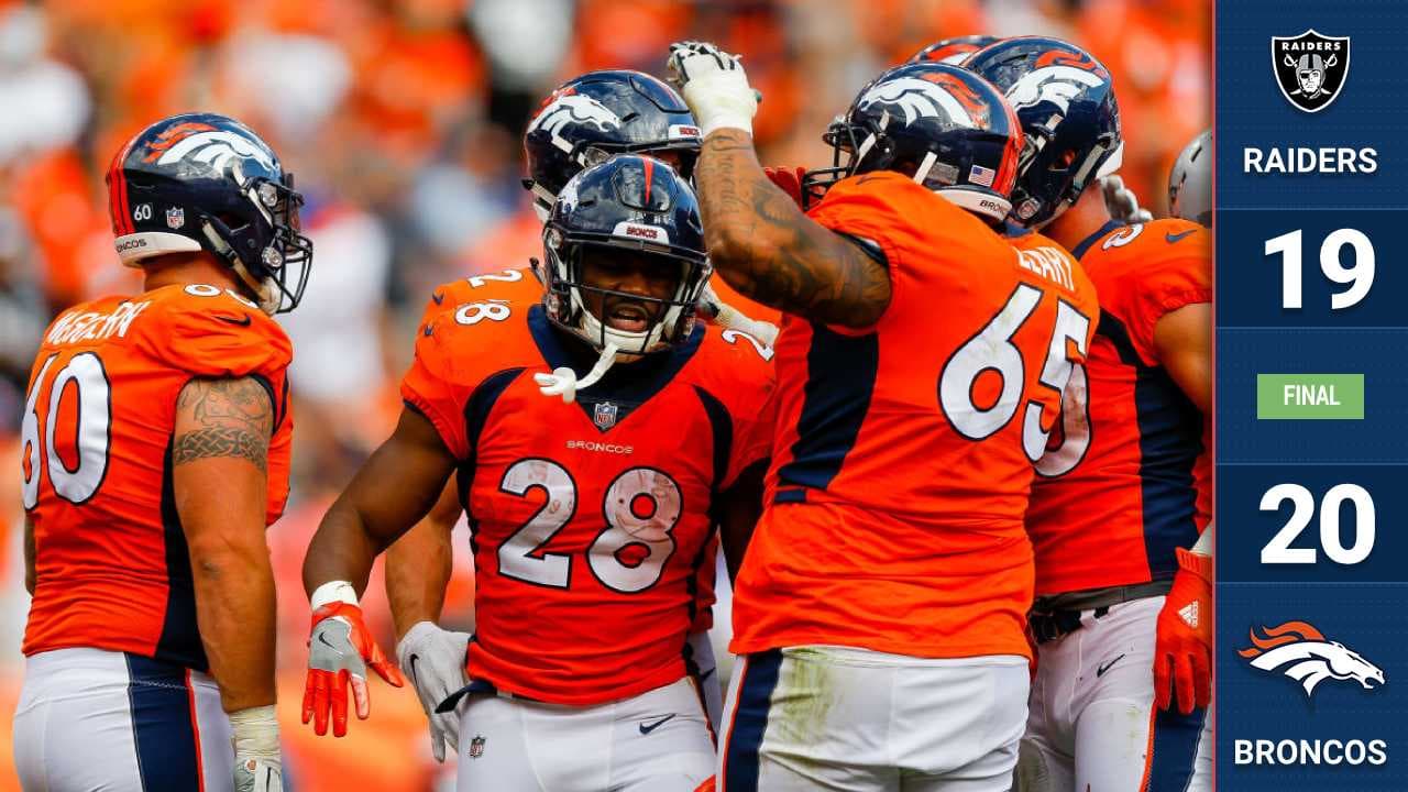Caballo que alcanza, gana, dicen. Y así sucedió para los Broncos. Un gol de campo de 36 yardas de Brandon McManus selló un regreso encabezado por Case Keenum para vender a su odiado rival.