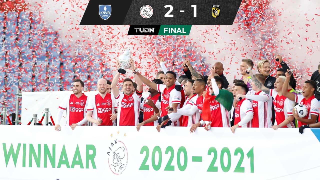Edson Álvarez es campeón de Copa, su segundo título en Ajax