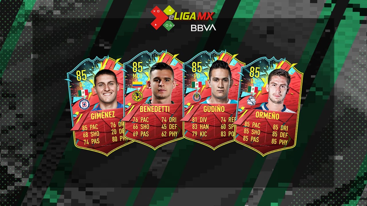 Los jugadores elegidos para la jornada 10 de la eLiga MX